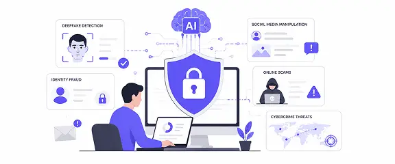 Cybersecurity industry illustration